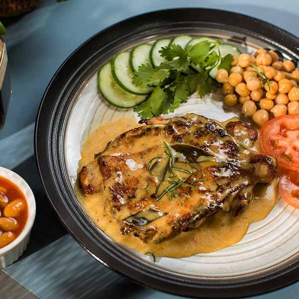 Chicken Chop Butter Milk Sauce 湿奶油鸡扒 1 pc